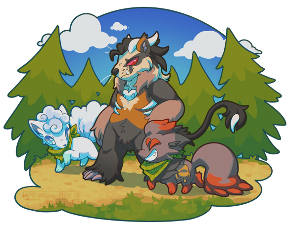 11/19/2024 - Commission - Therianthr0py & Lee